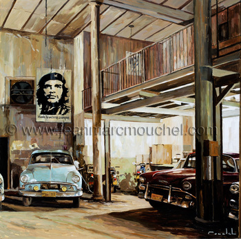 Garage à la Havane - Jean-Marc Mouchel - cub0112